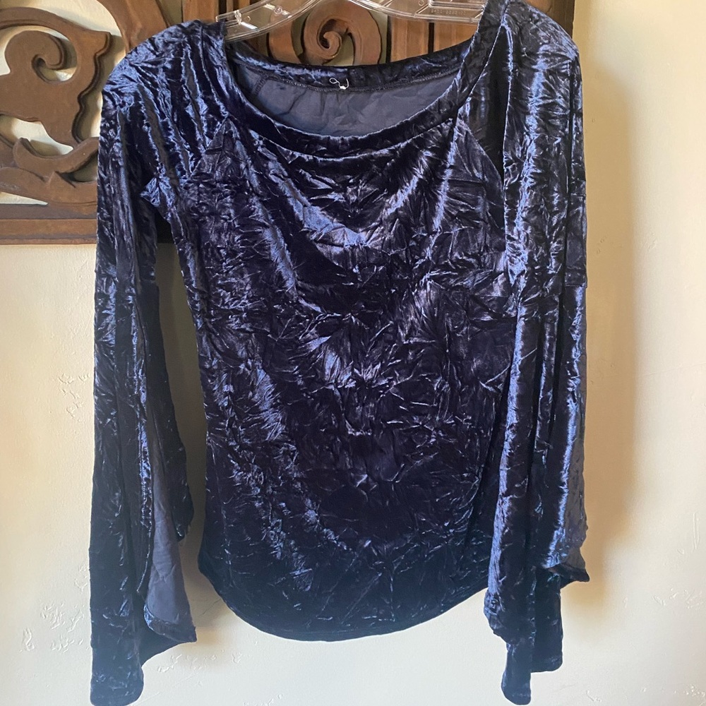 Lola & Sophie Velvet Top